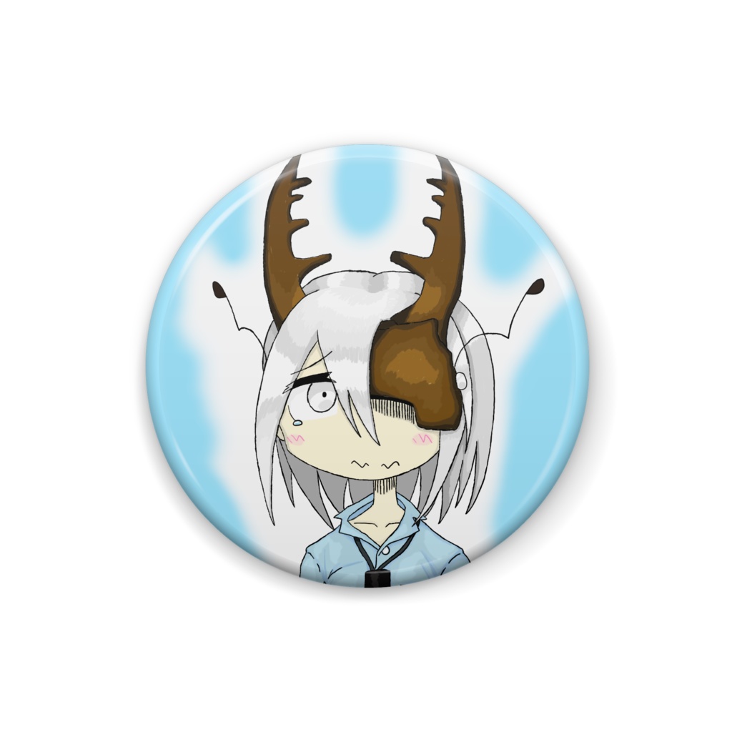 ルカのうちの子缶バッジ(深山ルカver.)