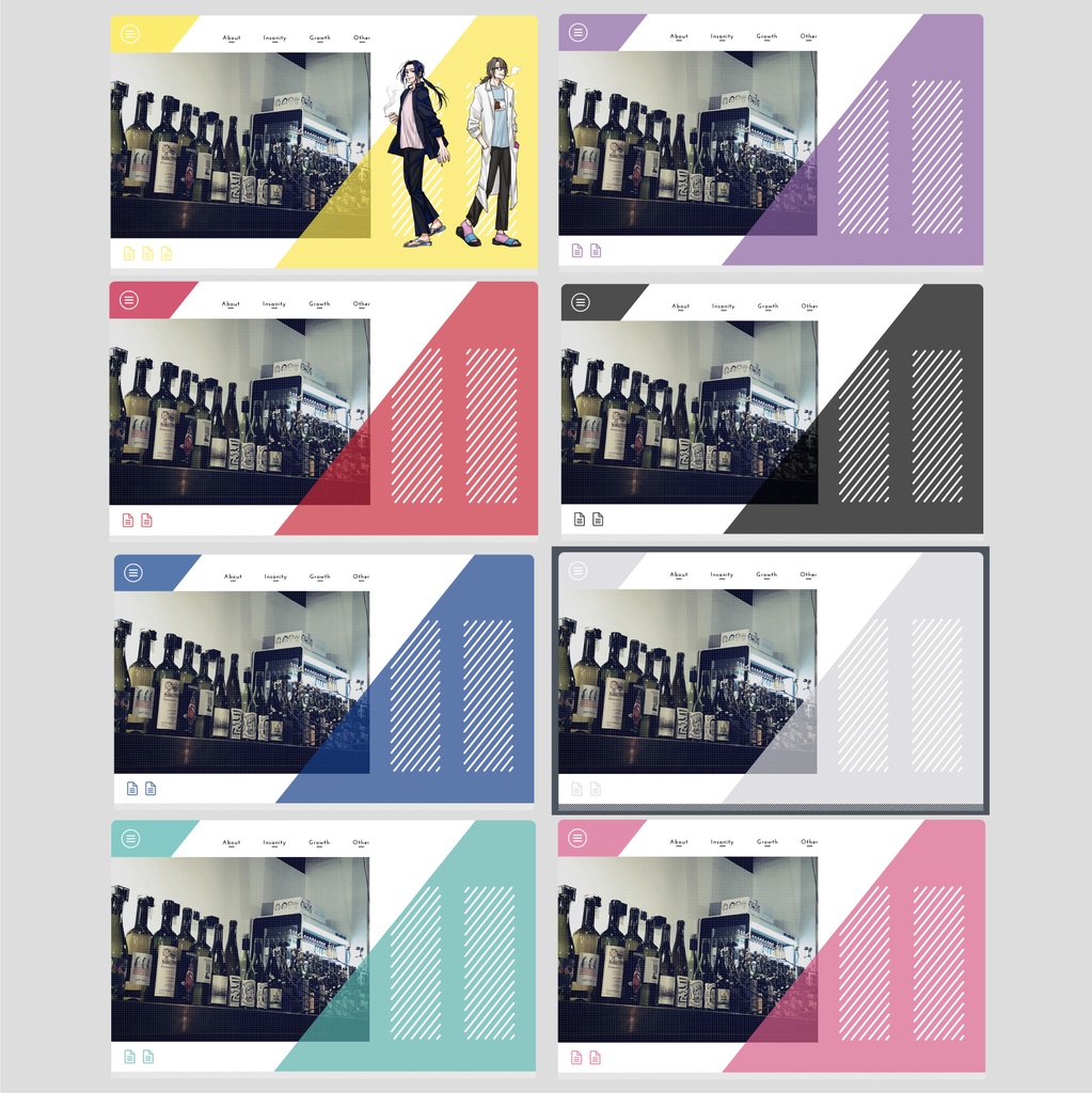 【ココフォリア素材】zip投げるだけ部屋セット3