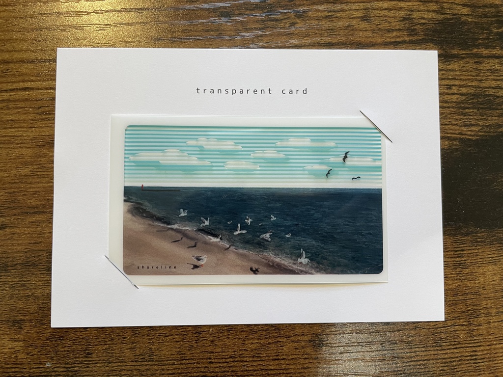 transparent card