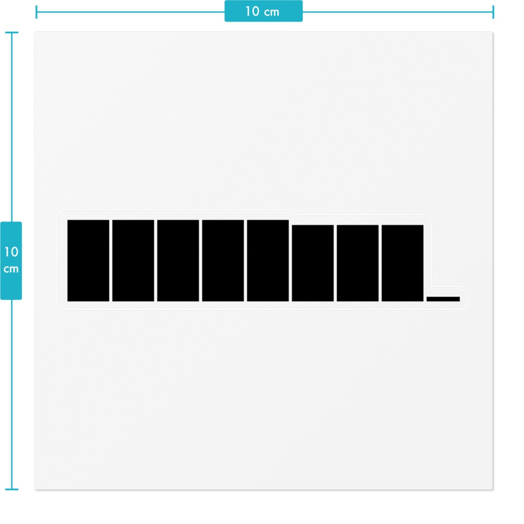 H█LT. Logo Sticker