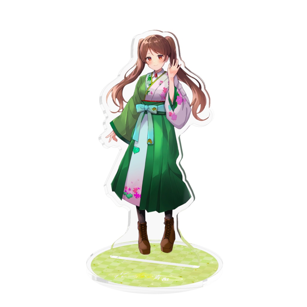 花野彩晴サイン付アクリルフィギュア(サイズ3種)