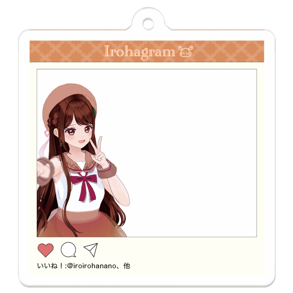 【3周年記念】花野彩晴SNS風アクリルキーホルダー
