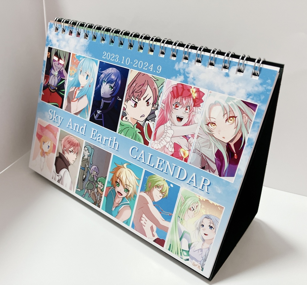 【SALE】Sky And Earth卓上カレンダー2023.10-2024.9