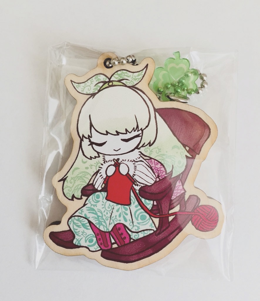 【君も今日から田舎組】ススネ擬人化・ウッドキーホルダー