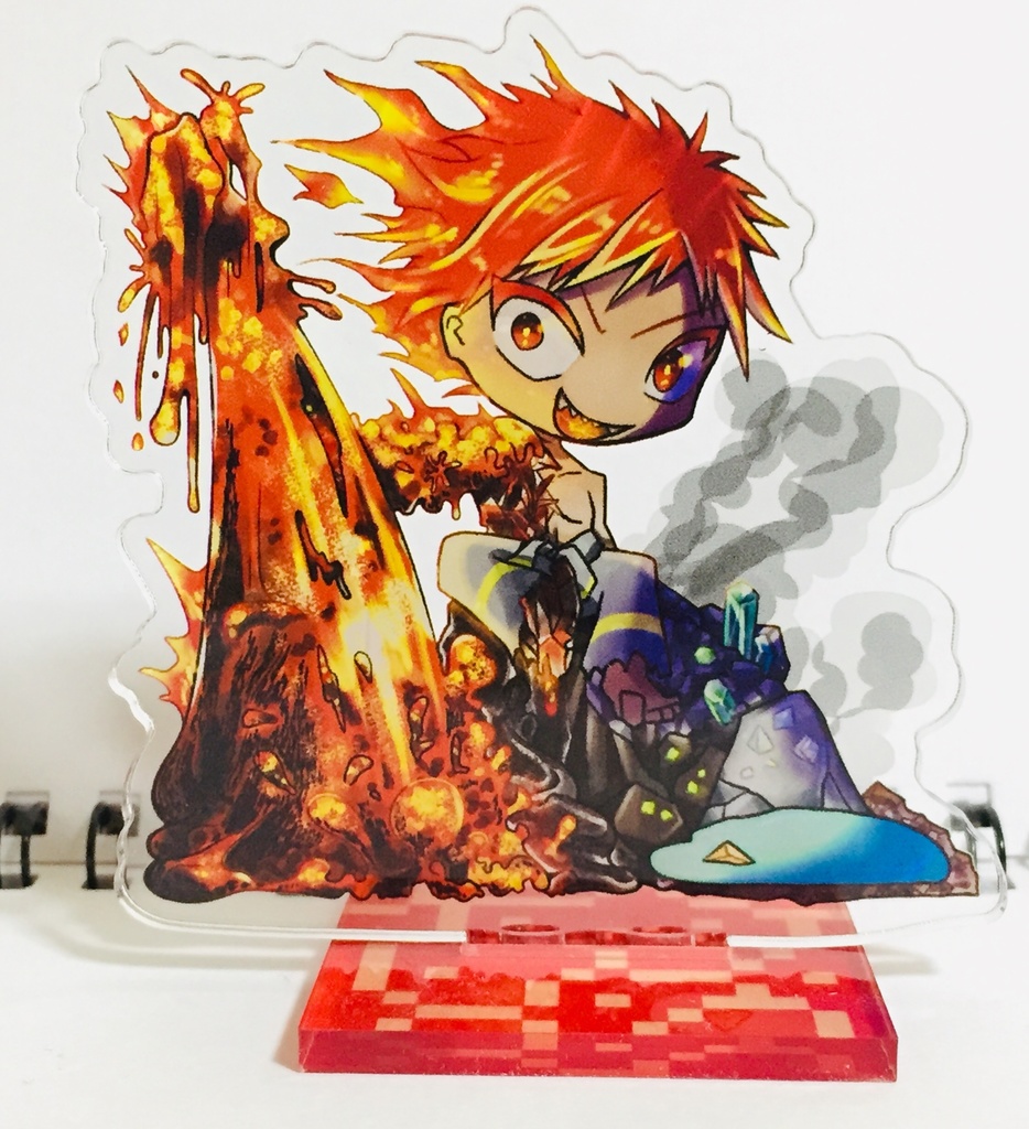 【ハビタブルエデン】溶岩の精霊 アクリルスタンド