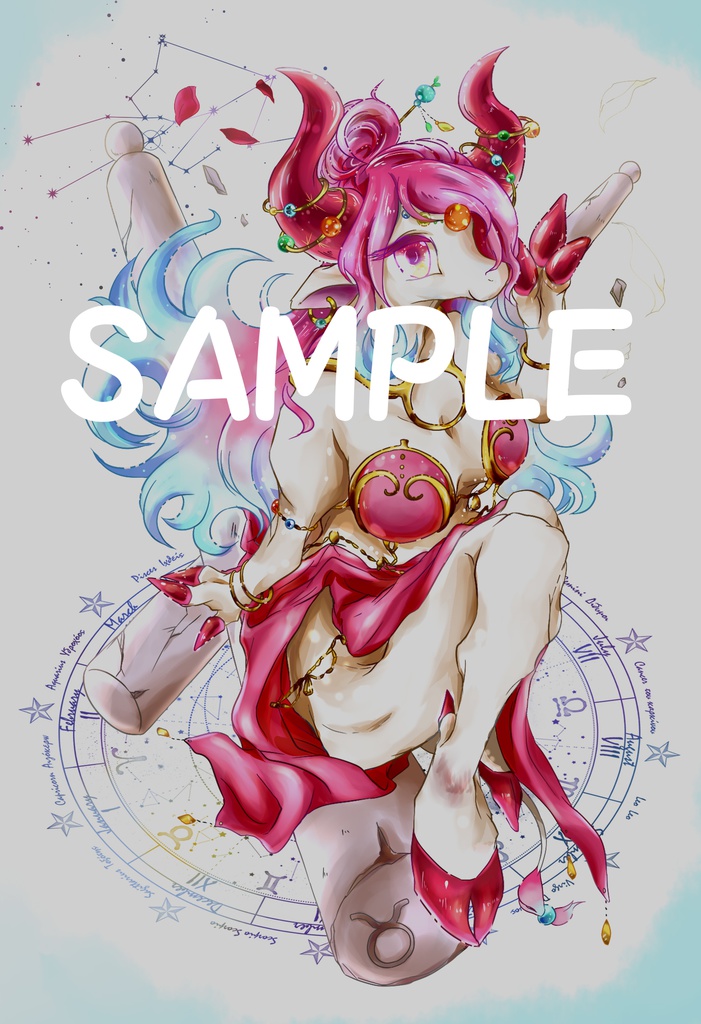 【黄道沿いで会いましょう。】ポストカード