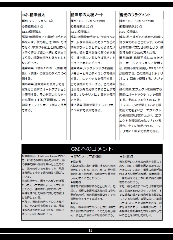 【書籍版】DX3rd オリジナルシナリオ Burnt down Bygones