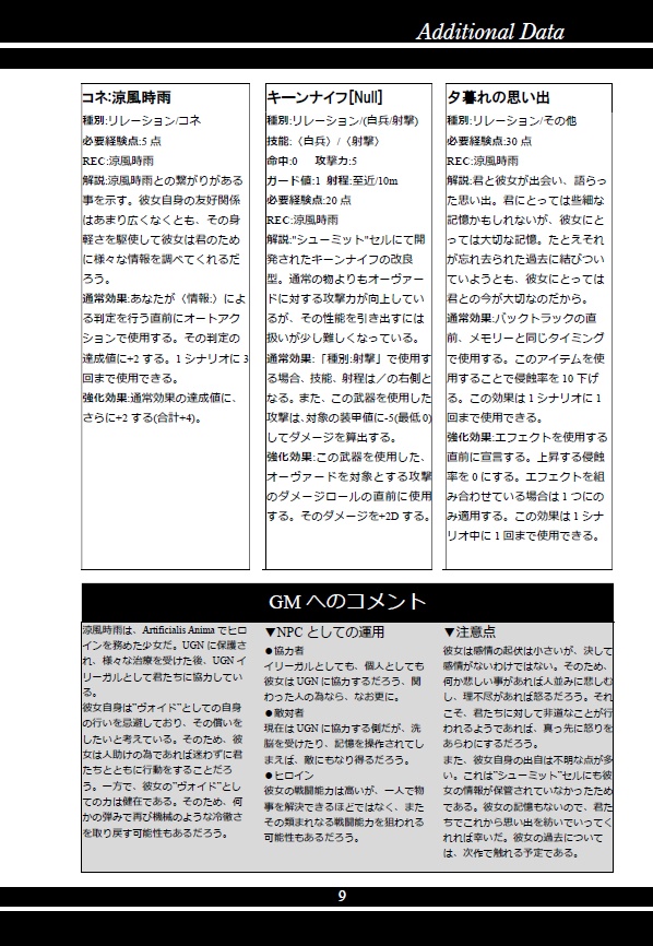 【書籍版】DX3rd オリジナルシナリオ Burnt down Bygones