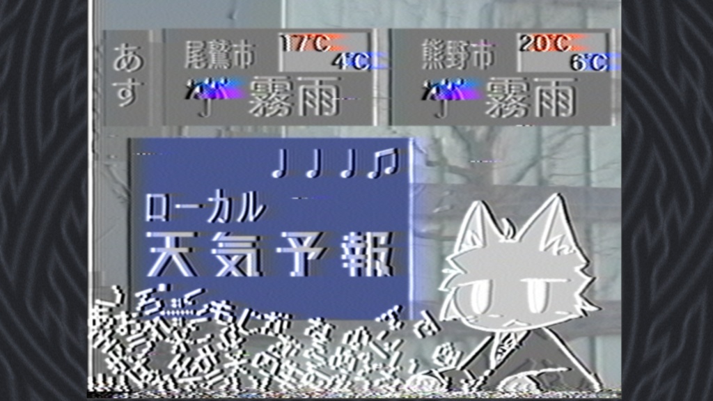 ローカル天気予報のmidiです