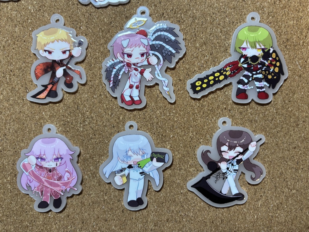 職員アクリルキーホルダー