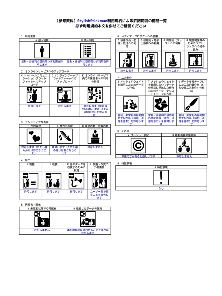 【3D素体】StylishStickman