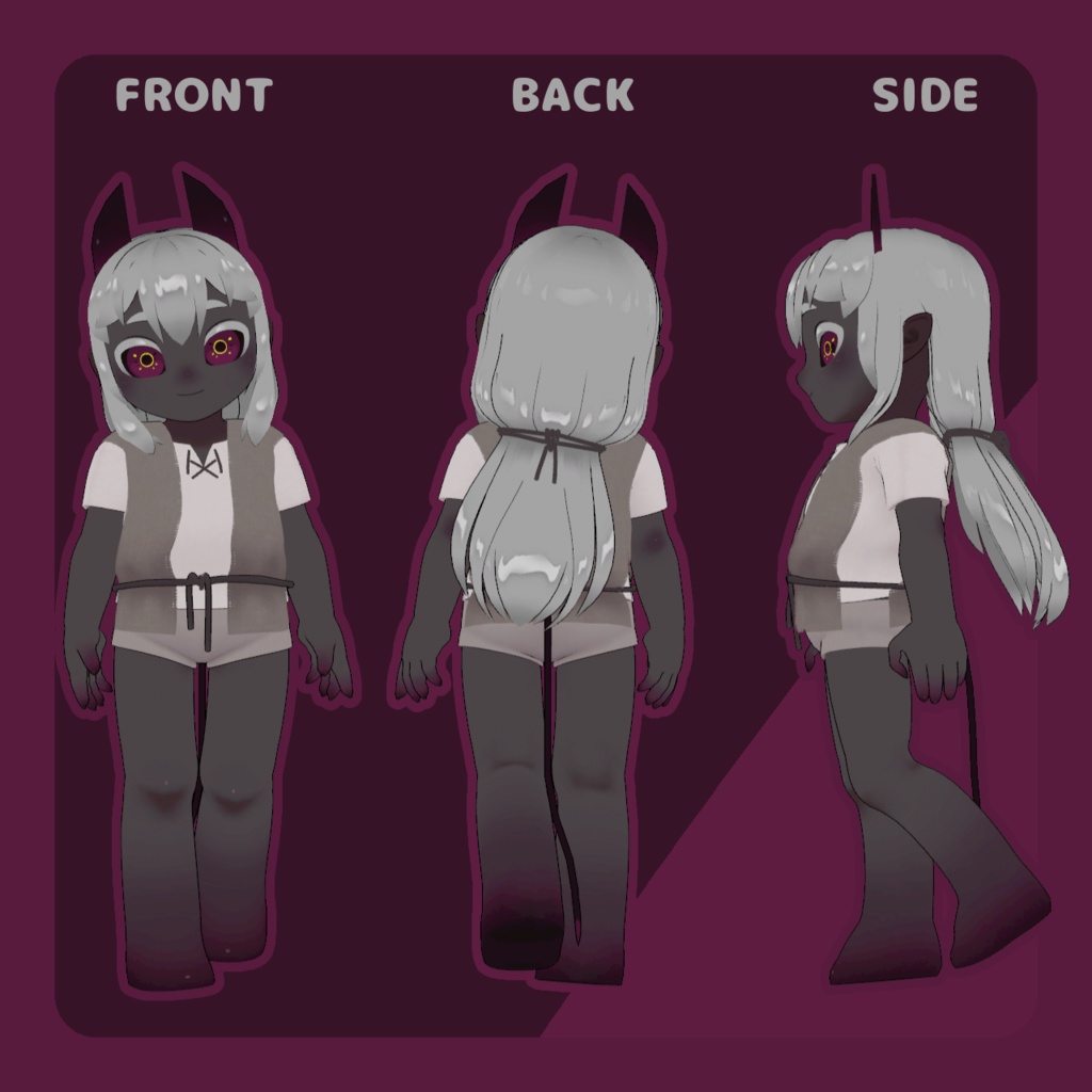 ✨発売記念セール✨【オリジナル3Dモデル】Hiden -ハイデン-