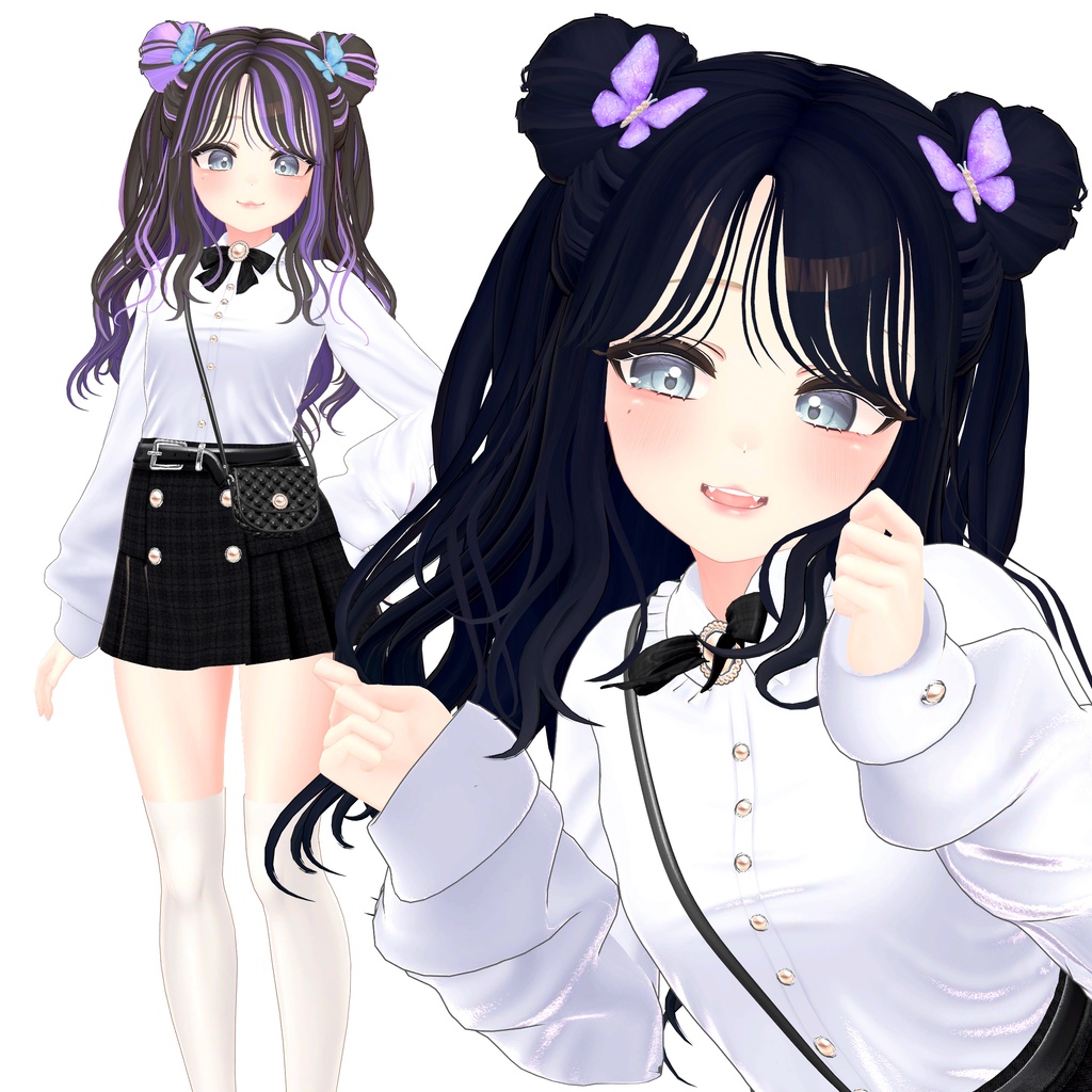 『DoublePopHalfUp』 K-Pop Idol Hair / Stage Hair Style