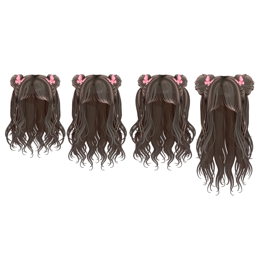 『DoublePopHalfUp』 Total 42colors (Base 15c / Extra Pack: 2Styles+27c)