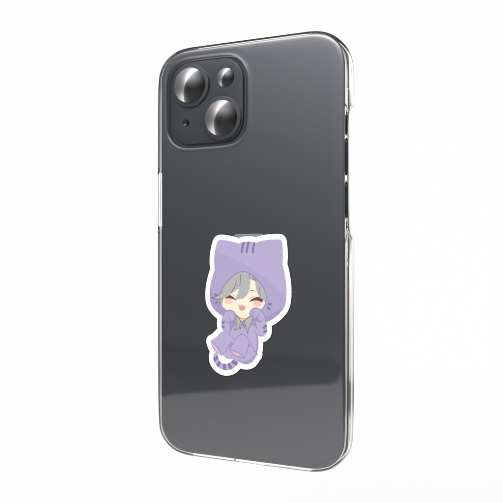 猫momo　ステッカー