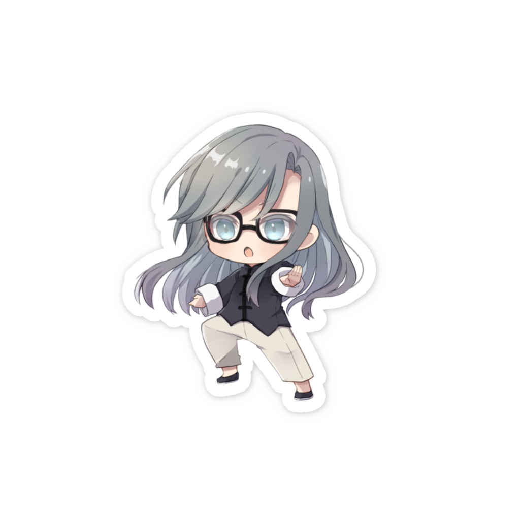 チャイナmomo ステッカー