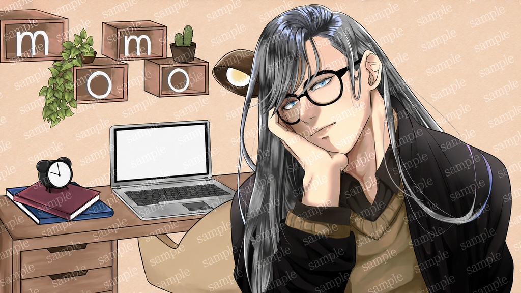 初期momo　一枚絵　A３タペストリー