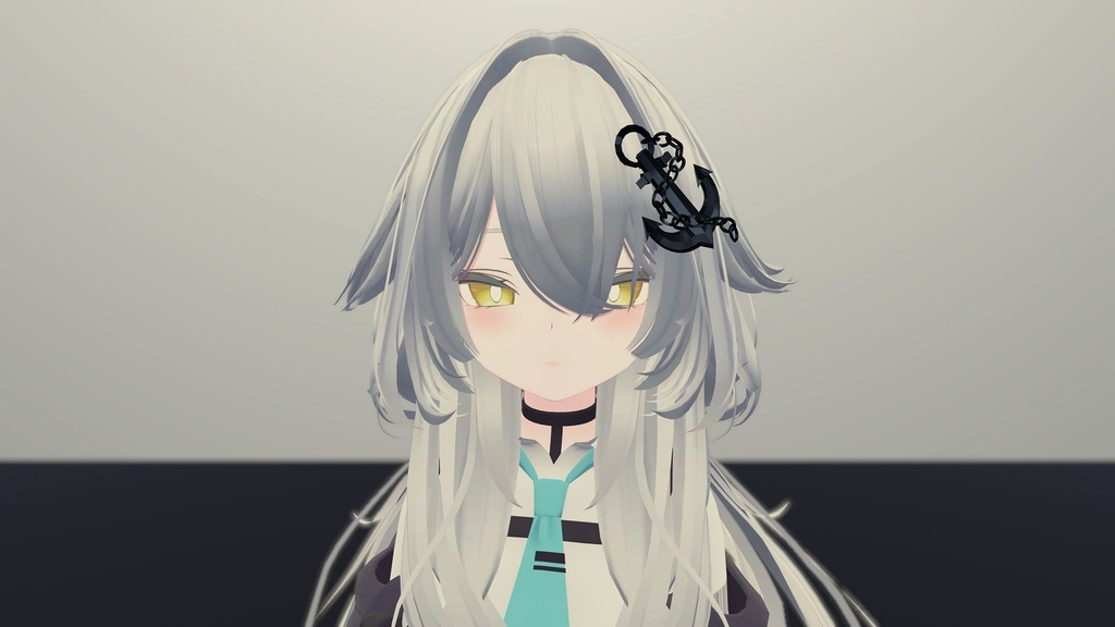 【無料】【rurune向け】錨のヘアアクセ