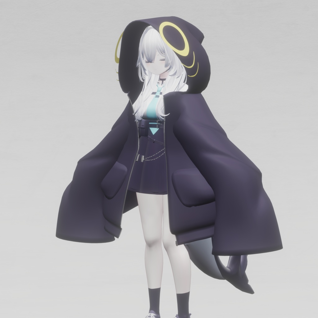 【rurune専用】ぶかぶかさめぱーかー