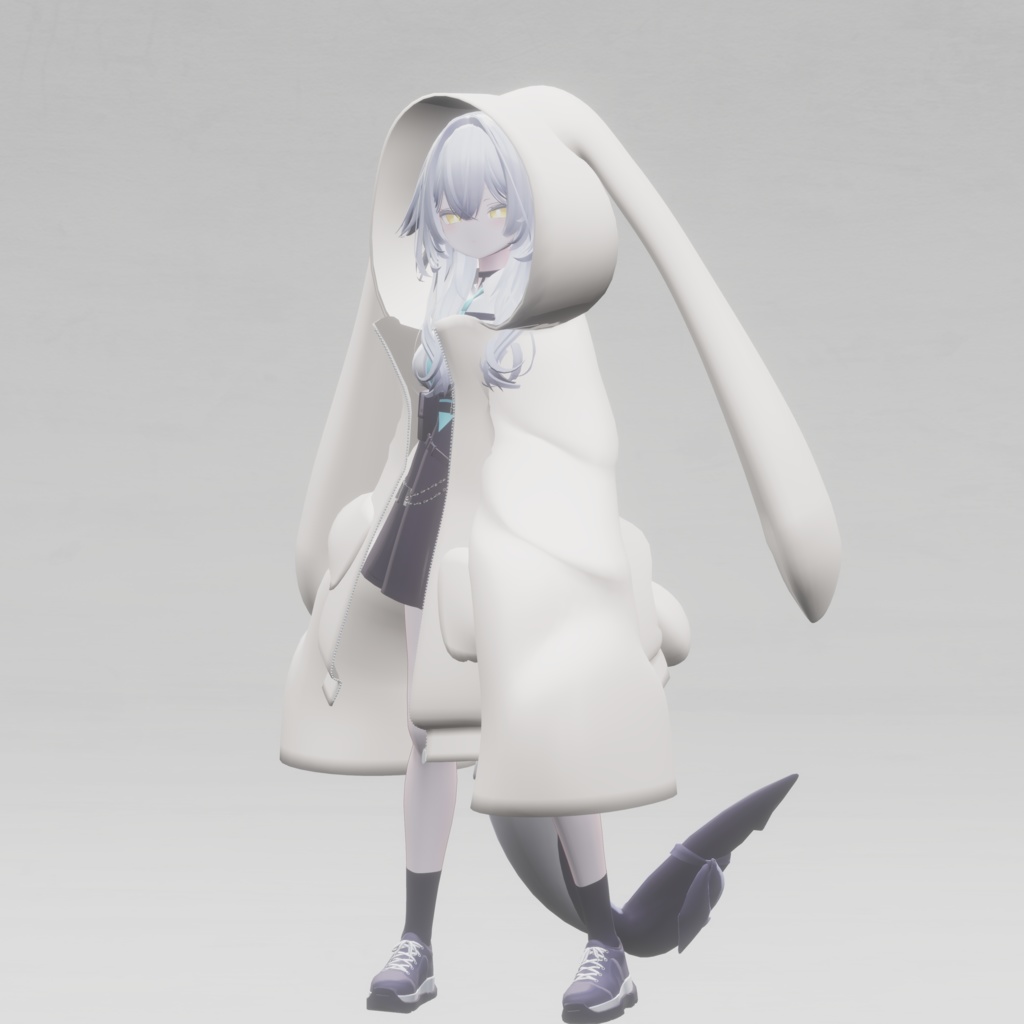 【rurune専用】ぶかぶかうさみみぱーかー