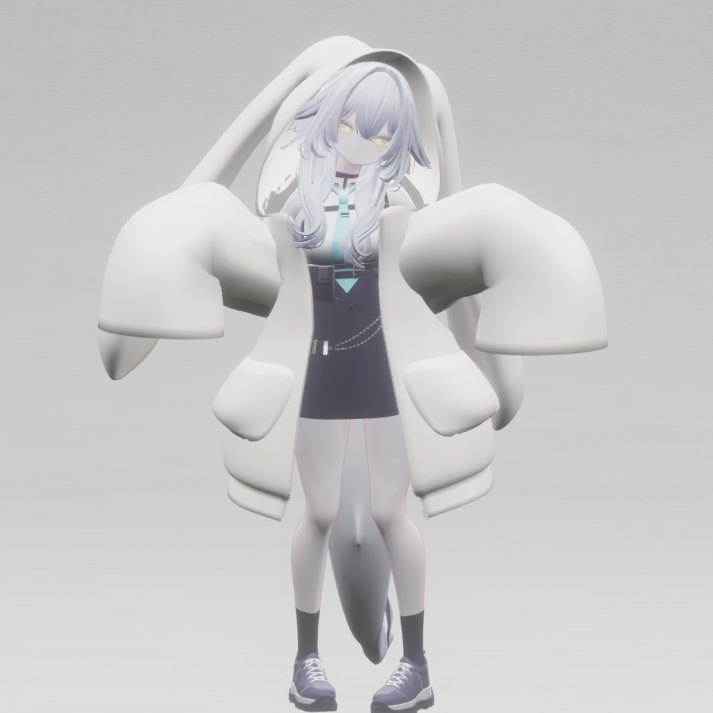 【rurune専用】ぶかぶかうさみみぱーかー