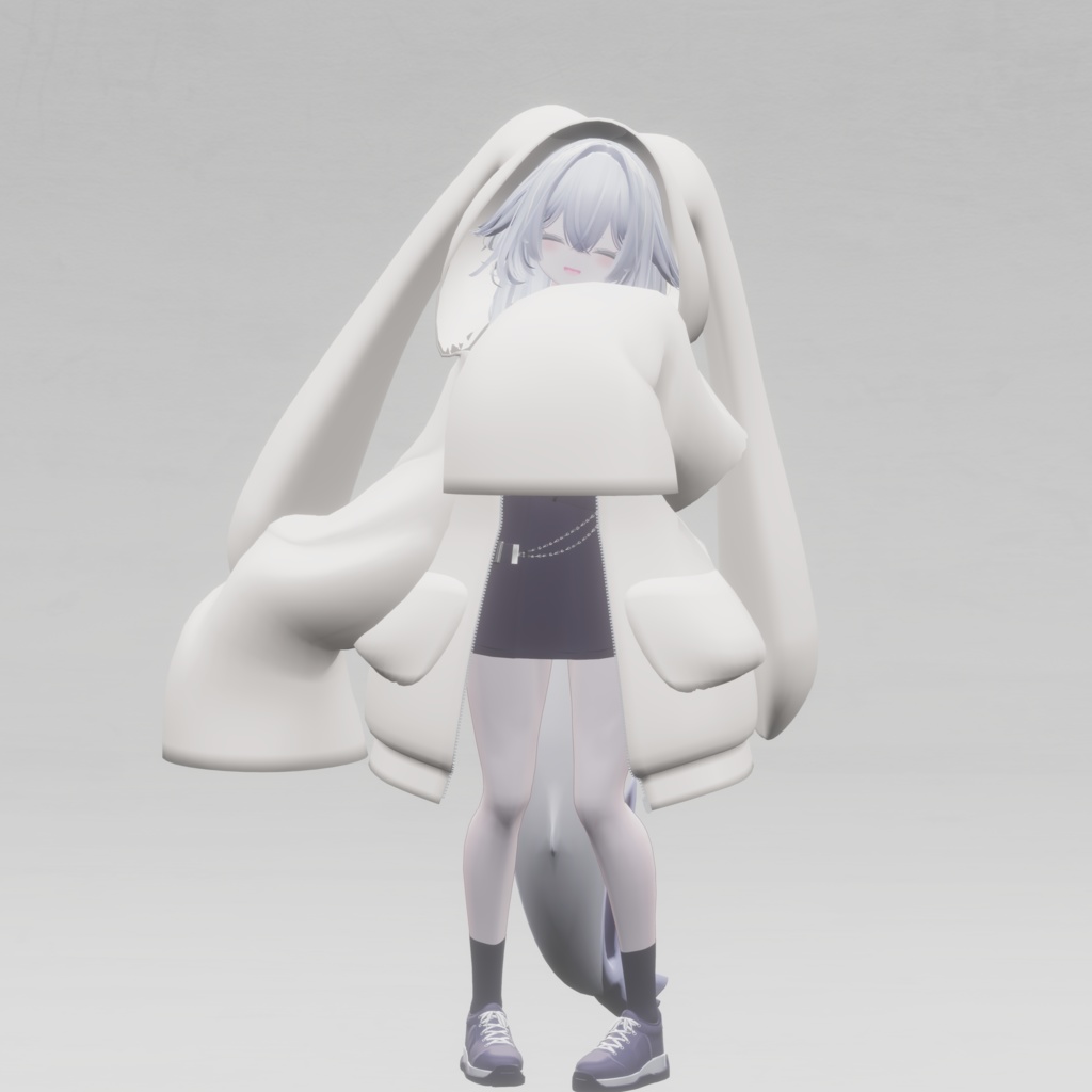 【rurune専用】ぶかぶかうさみみぱーかー