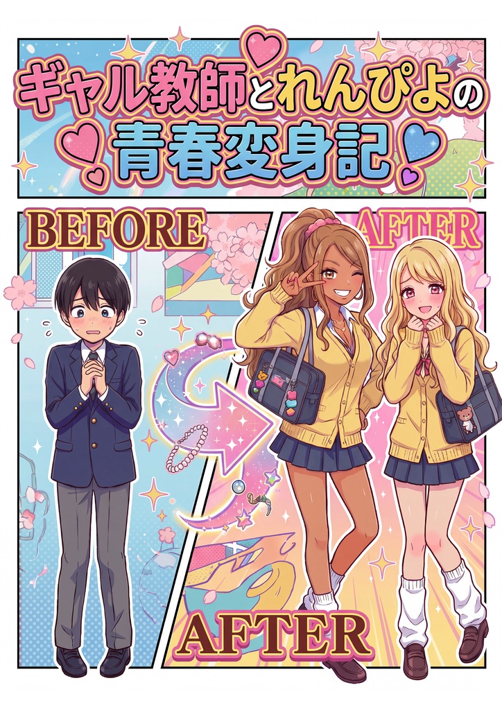 ギャル教師とれんぴよの青春変身記