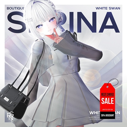 ❤️Christmas SALE❤️ White Swan【16アバター対応予定】【VRChat向け衣装モデル】