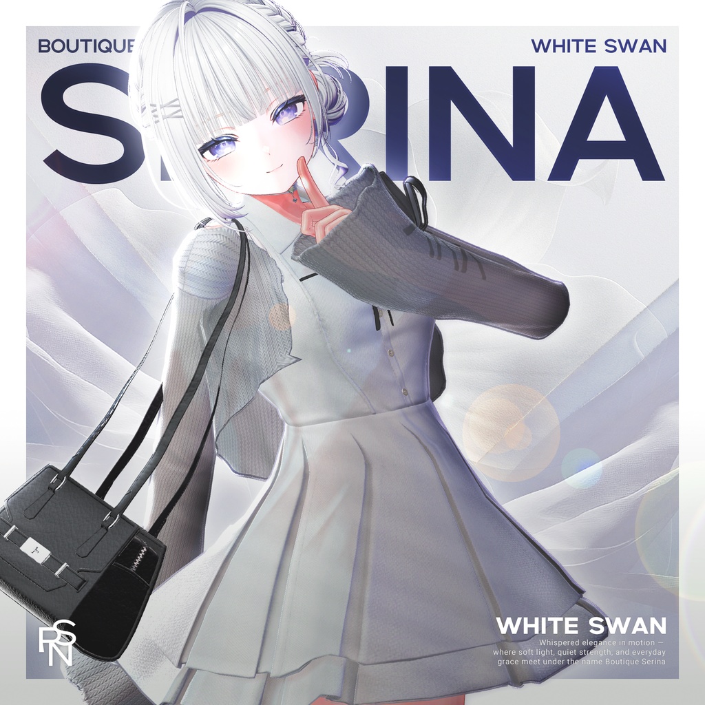 ❤️SALE❤️ White Swan【16アバター対応予定】【VRChat向け衣装モデル】