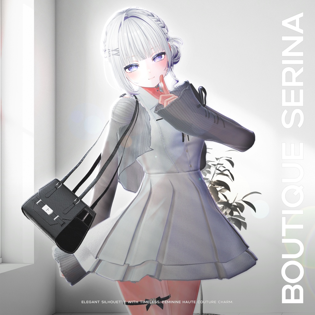 White Swan【16アバター対応予定】【VRChat向け衣装モデル】