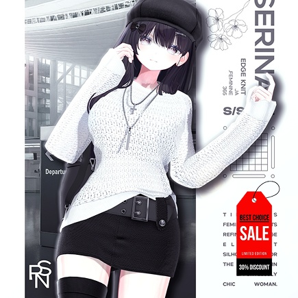 ❤️Christmas SALE❤️ Edge Knit【14アバター対応】