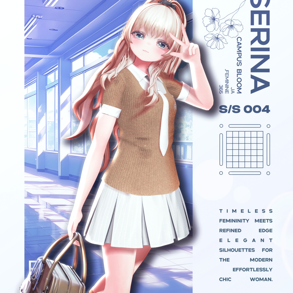 Campus Bloom Dress【14アバター対応】