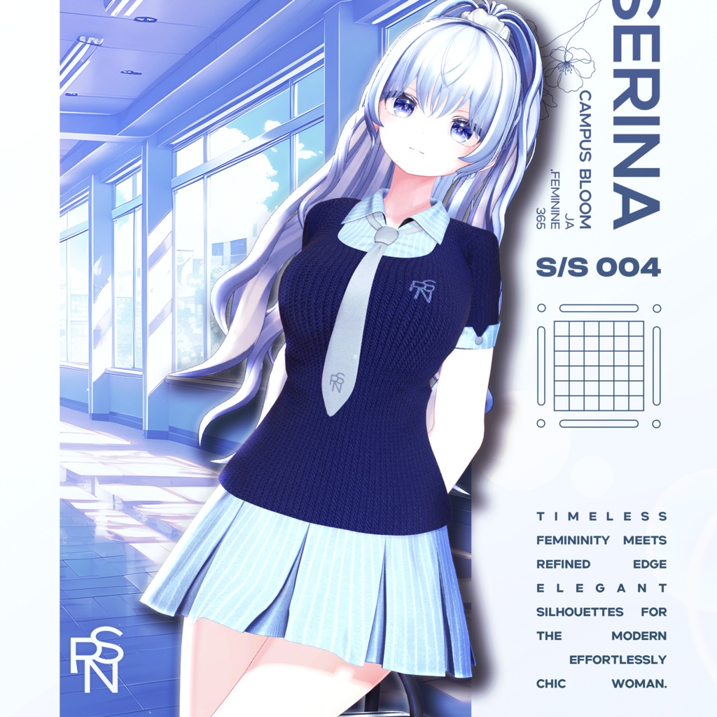 Campus Bloom Dress【14アバター対応】