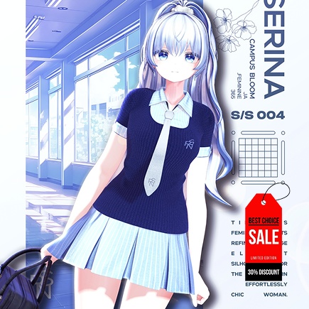 ❤️Christmas SALE❤️ Campus Bloom Dress【14アバター対応】