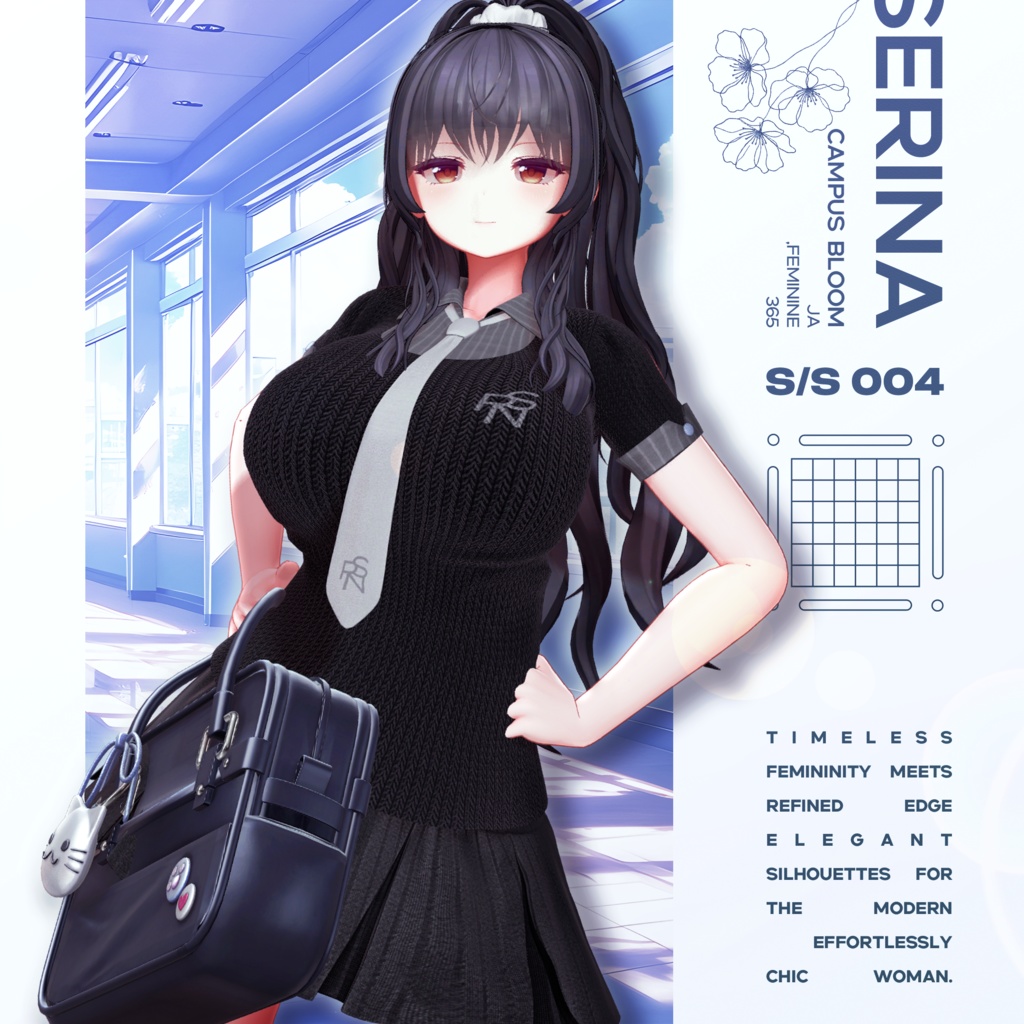 Campus Bloom Dress【14アバター対応】