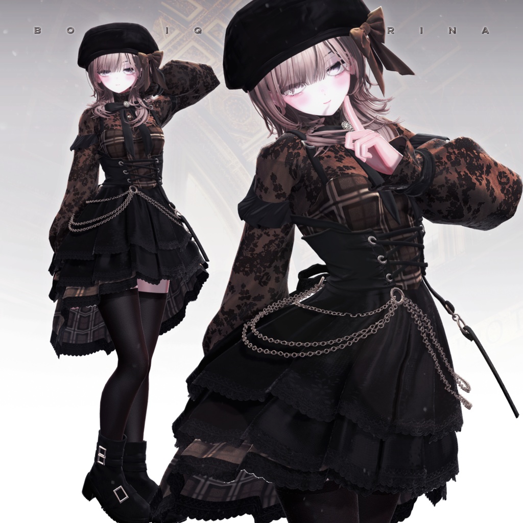 ❤️SALE❤️ Noir Lace : Gothic 【17アバター対応】