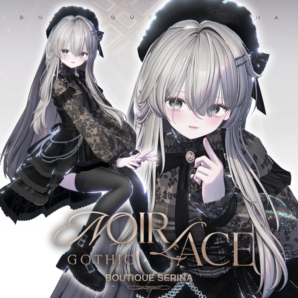 ❤️1周年 セール❤️ Noir Lace : Gothic 【17アバター対応】