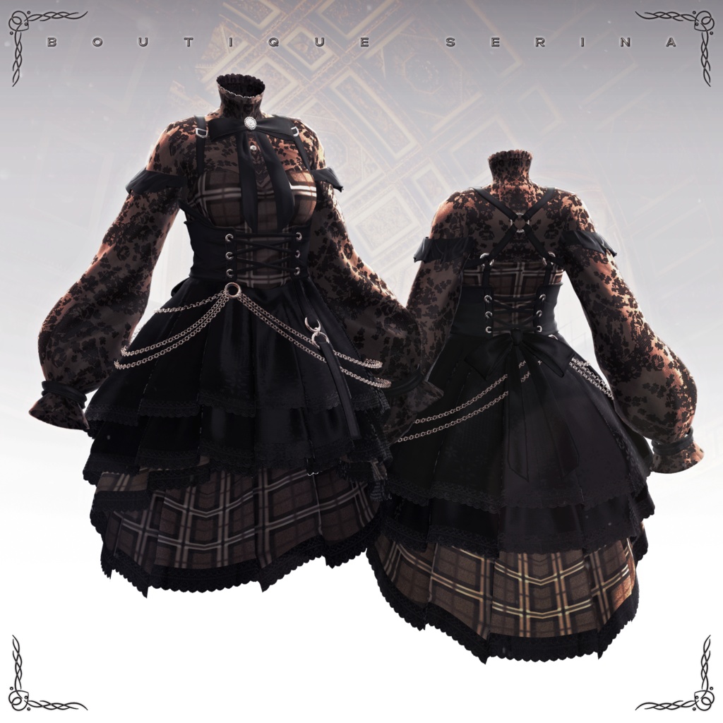 ❤️SALE❤️ Noir Lace : Gothic 【17アバター対応】