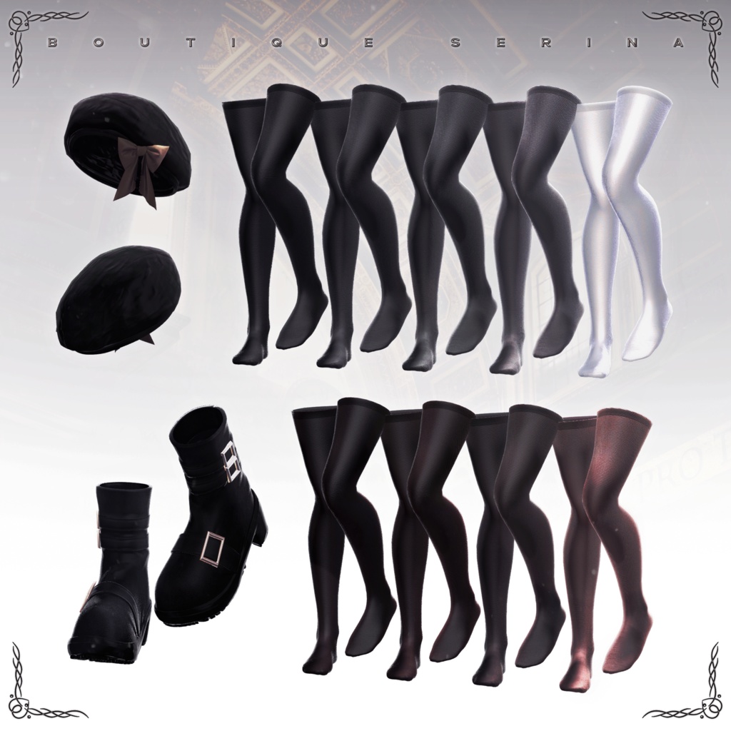 ❤️SALE❤️ Noir Lace : Gothic 【17アバター対応】