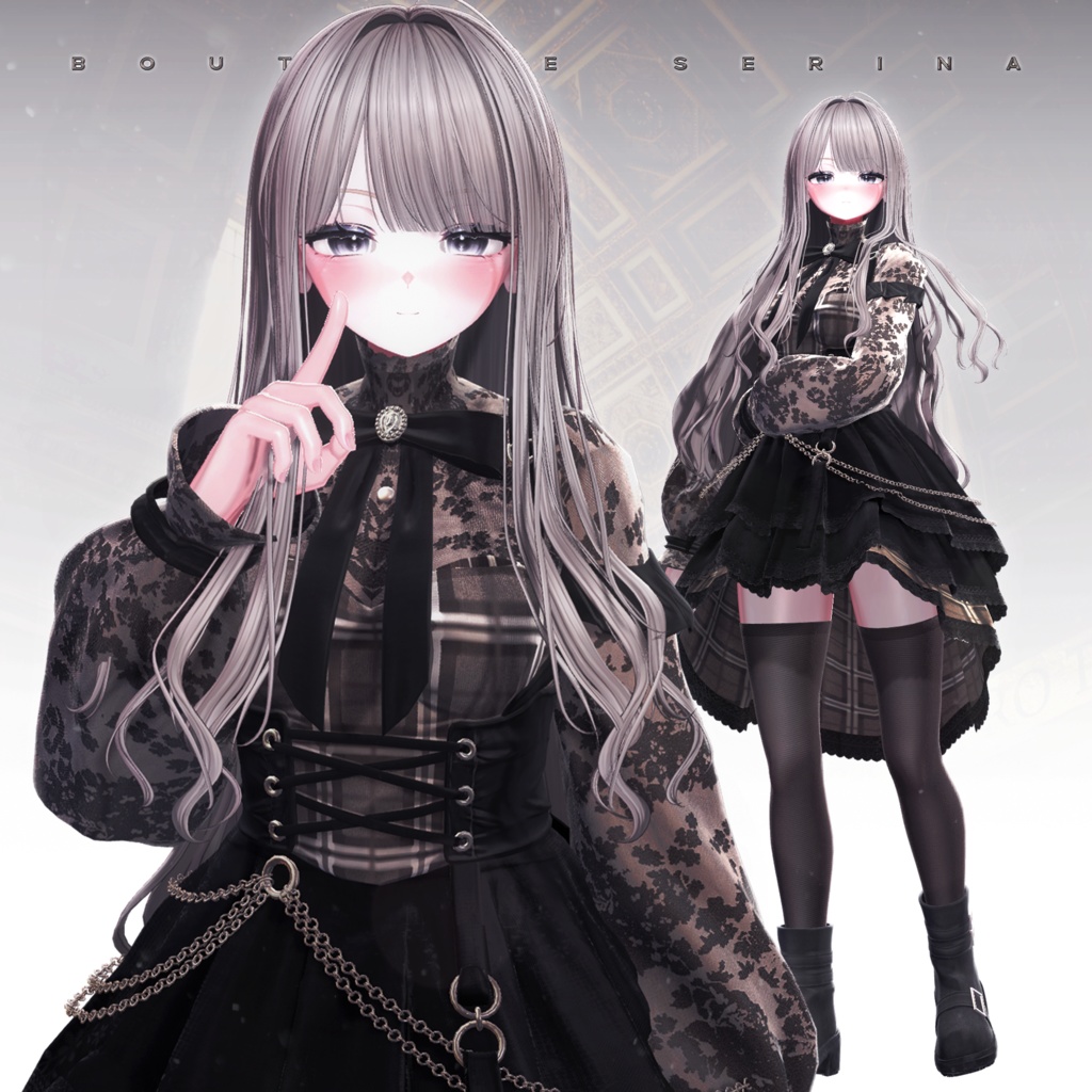 ❤️SALE❤️ Noir Lace : Gothic 【17アバター対応】