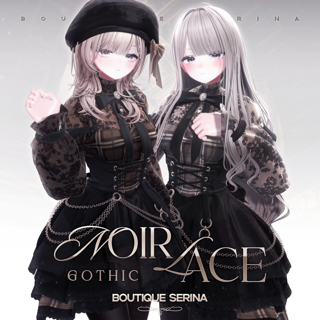 ❤️SALE❤️ Noir Lace : Gothic 【17アバター対応】