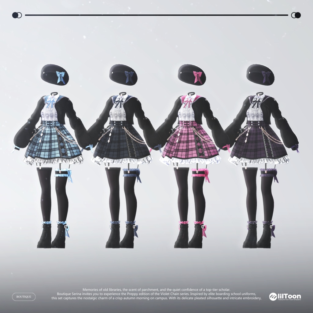 ❤️SALE❤️ Violet Chain : Preppy【17アバター対応】