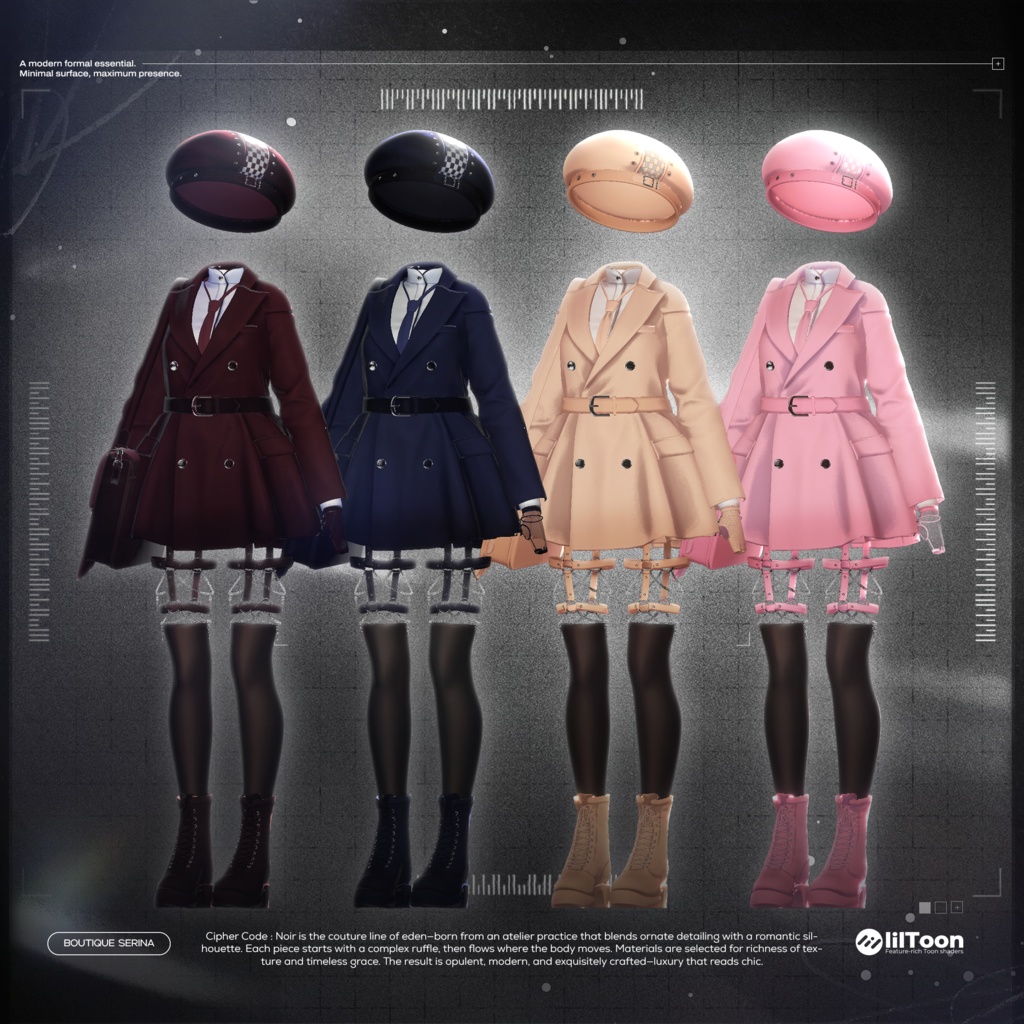 ✨GW SALE✨ Cipher Code : Noir【19アバター対応】