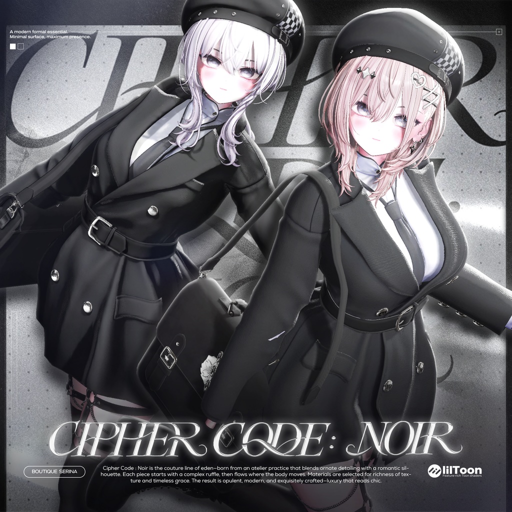 ✨GW SALE✨ Cipher Code : Noir【19アバター対応】