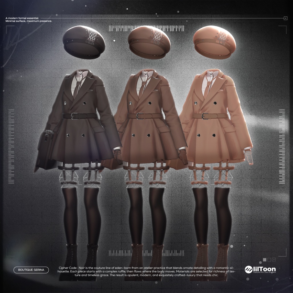 ✨GW SALE✨ Cipher Code : Noir【19アバター対応】