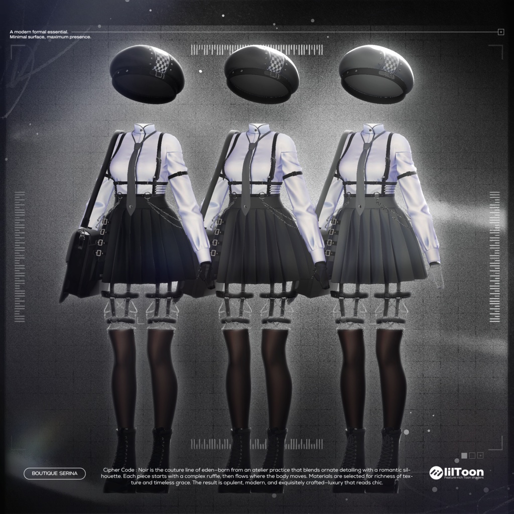 ✨GW SALE✨ Cipher Code : Noir【19アバター対応】