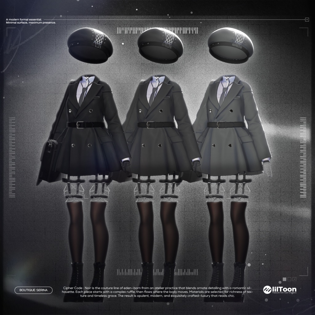 ✨GW SALE✨ Cipher Code : Noir【19アバター対応】