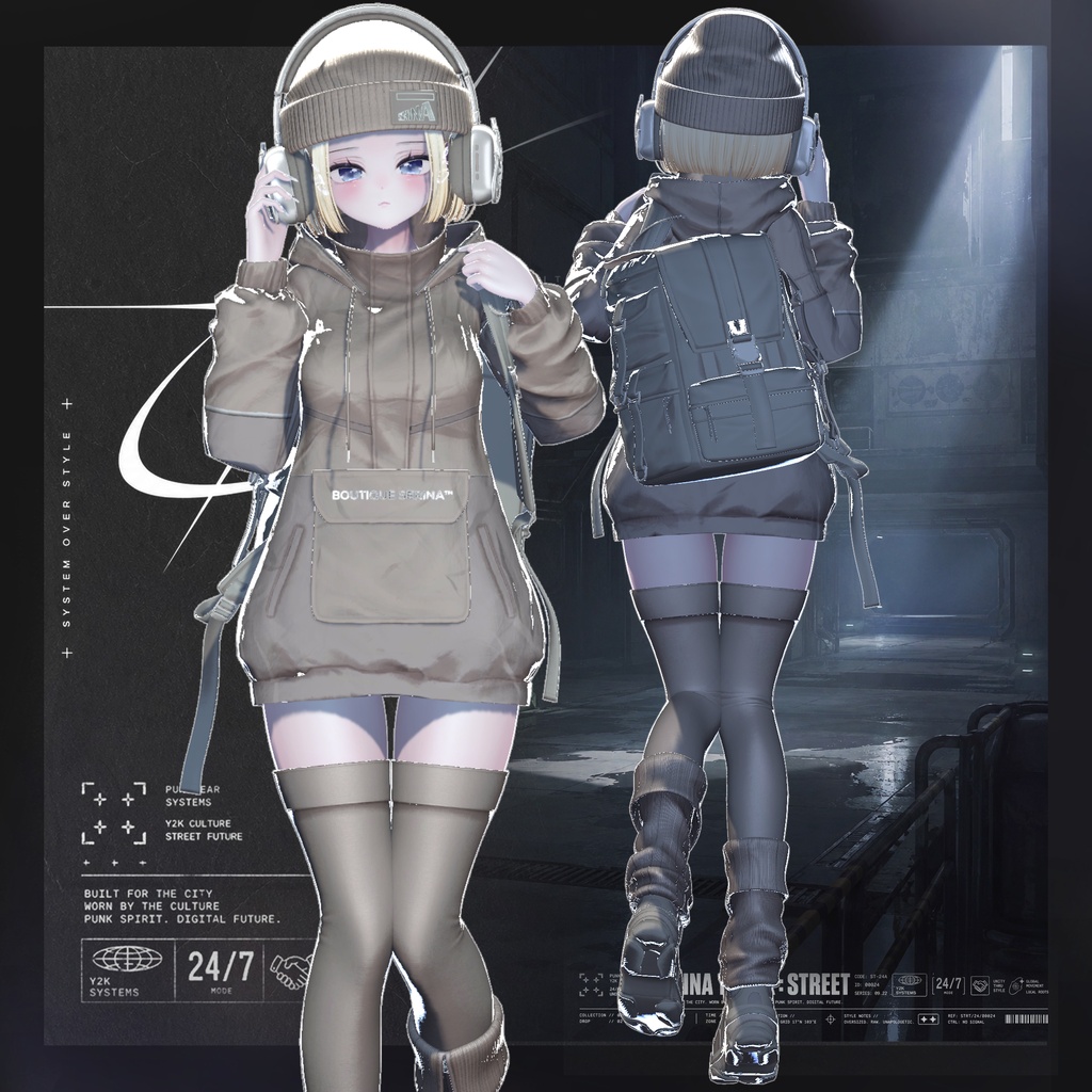 ❤️1周年 セール❤️ SERINA TRACK : STREET【16アバター対応】