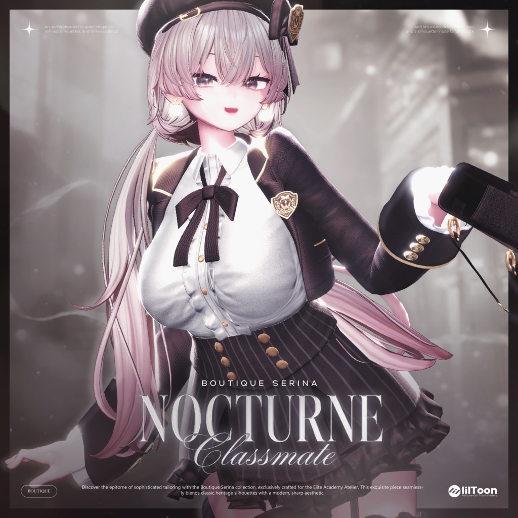 ❤️発売間近 & EVENT❤️ Nocturne Classmate (ノクターン・クラスメイト)【VRChat衣装】【18アバター対応】