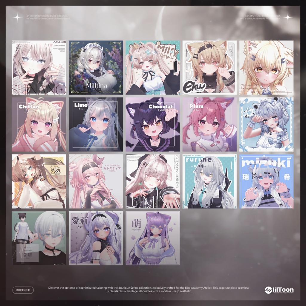 ❤️発売間近 & EVENT❤️ Nocturne Classmate (ノクターン・クラスメイト)【VRChat衣装】【18アバター対応】